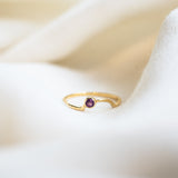 Orbit Rhodolite Garnet Ring