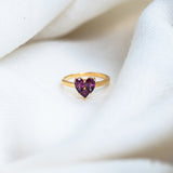 Amour Rhodolite Garnet Ring