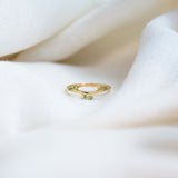 Leaf Peridot Ring