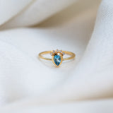 Azure Topaz Ring