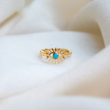 Eye of the Sea Turquoise Ring