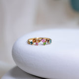 Tourmaline Cluster Ring