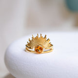 Solana Citrine Ring