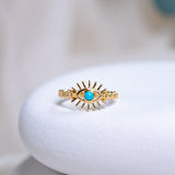 Eye of the Sea Turquoise Ring