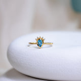 Azure Topaz Ring