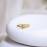 Maya Peridot Ring