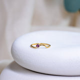 Orbit Rhodolite Garnet Ring