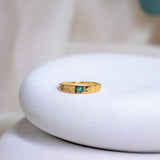 Impression Emerald Ring