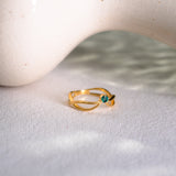 Elanza Emerald Ring