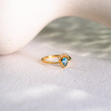 Azure Topaz Ring