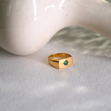 Stellar Emerald Ring