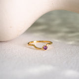 Orbit Rhodolite Garnet Ring