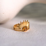 Solana Citrine Ring