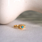 Eye of the Sea Turquoise Ring