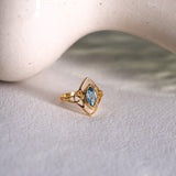 Celtic Knot Topaz Ring