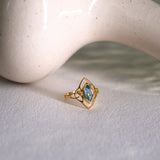 Celtic Knot Topaz Ring