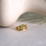 Peridot Orbit Ring