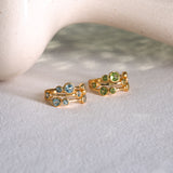 Peridot Orbit Ring