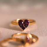 Amour Rhodolite Garnet Ring