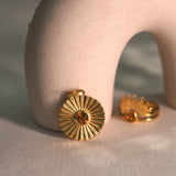 Sunburst Citrine Pendant