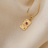 Elysium Rhodolite Garnet Pendant