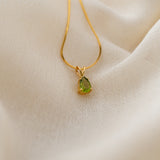 Elysian Peridot Solitaire Pendant