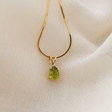 Elysian Peridot Solitaire Pendant