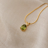 Elysian Peridot Solitaire Pendant