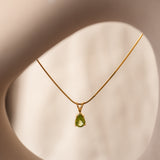 Elysian Peridot Solitaire Pendant