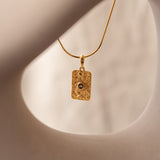 Evil Eye Smokey Quartz Pendant