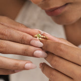 Maya Peridot Ring
