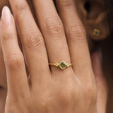 Maya Peridot Ring