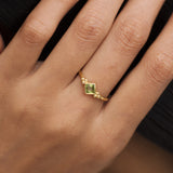 Maya Peridot Ring