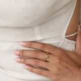 Elanza Emerald Ring