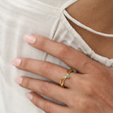 Elanza Emerald Ring