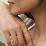 Elanza Emerald Ring