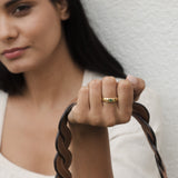 Verdant Crown Stacking Ring