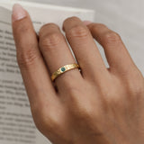 Impression Emerald Ring