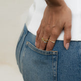 Lunar Tide Twist Ring