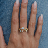 Blue Topaz Bubble Ring