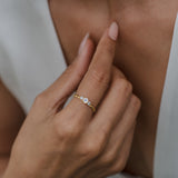 Lunar Tide Twist Ring