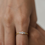 Lunar Tide Twist Ring