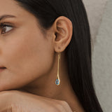 Serena Swiss Blue Topaz Earrings