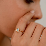 Azure Topaz Ring