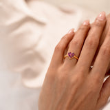 Amour Rhodolite Garnet Ring
