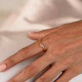 Orbit Rhodolite Garnet Ring