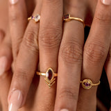 Mirage Garnet Ring