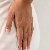Scarlet Baguette Ring