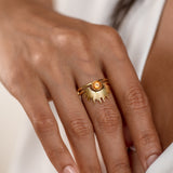 Solana Citrine Ring