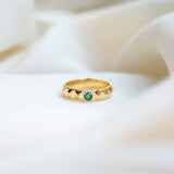 Verdant Crown Stacking Ring